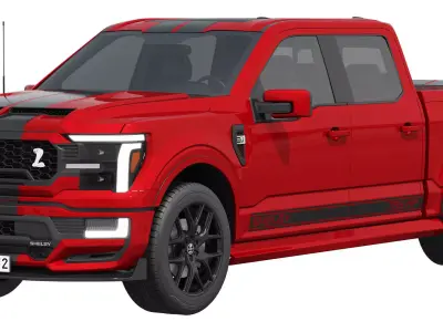 Shelby F-150 Super Snake 2024 3D model