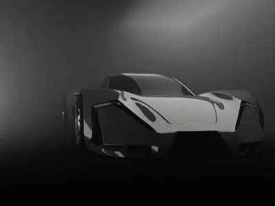 Royal Surplus GT Low-poly 3D model