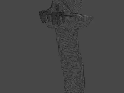 Mascaron Low-poly 3D model