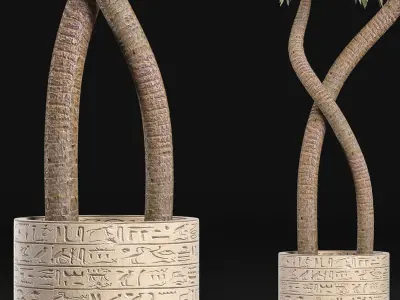 Plants Collection 160 Egyptian Plants 3D model