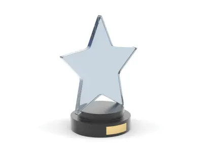 Glass Trophy 3D model buy