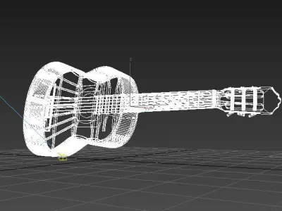 Acoustic Guitar Free 3D model purchase
