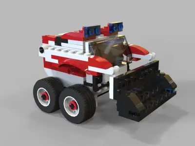 Lego cars pack 2 3D model