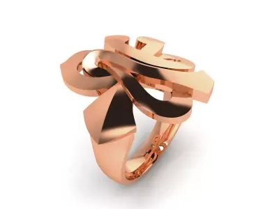 Women Ring 3D print model