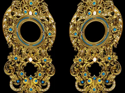 Decorative Ornamental62 3D model