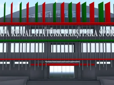 Basketball Arena 3D model