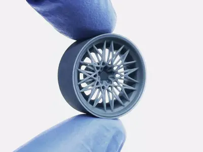 20x10 Rotiform QLB Wheel and Brake 3D print model