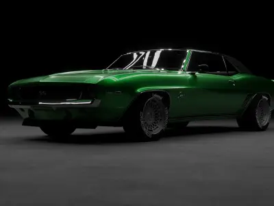 1969 Chevrolet Camaro SS Coupe 3D model