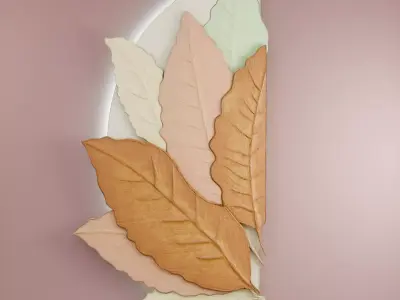 Modern Wall Art Mural Bundle 3D Model Collection