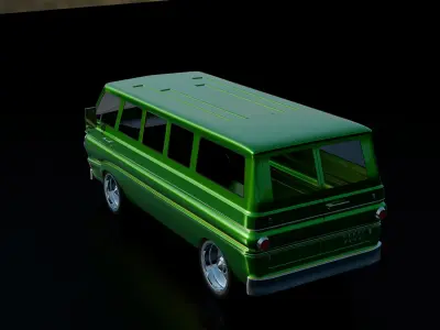 Dodge A108 3D Model 3D model