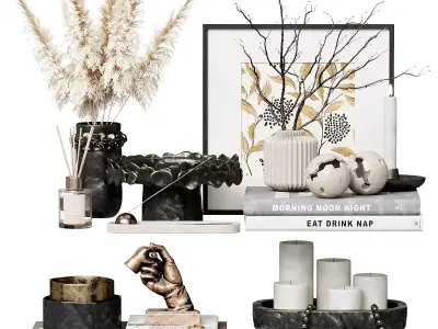 Decorative set 73 3D model