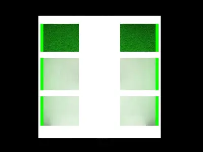 6 mtr x 6mtr one side open exhibition stand 3D print model