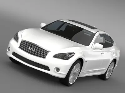 Infiniti Q 70 Hybrid Y51 2014 3D model