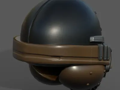 Helmet plastic mask protection Low-poly 3D model purchase