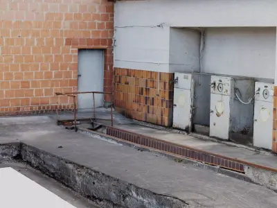 abandoned gas station 3D model