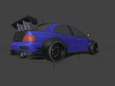 Mitsubishi Lancer Evolution IX 3D model