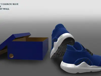 Y-3 SAIKOU BLUE  3D model