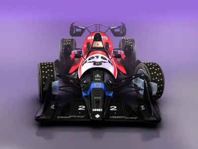 Rotor Racer Soot Free Team 3D model