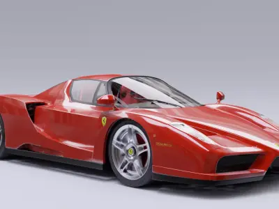Ferrari Enzo model in Blender 3D 3D model