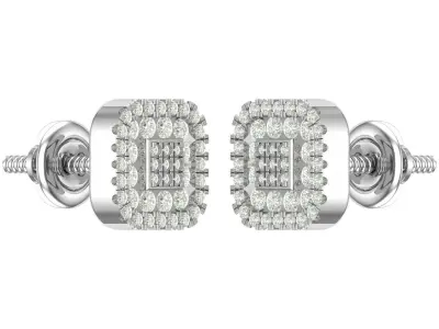 Earring 3D print model 12