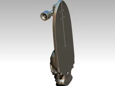 High Detailed skateboard pendant 3D print model