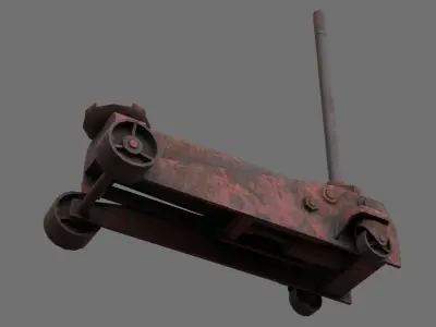 Car Jack 1B Low-poly 3D model