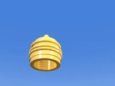 Finial beehive Free 3D print model
