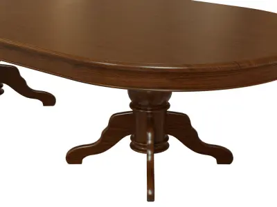 Wood table 3000 3D model