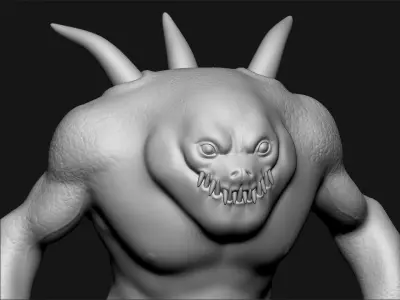nuktu undead creature Free 3D print model