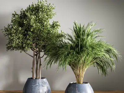 indoor plant stand 18 3D model