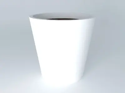 Rounded pot Free 3D model