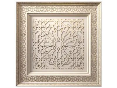 Ceiling in oriental style 3D model