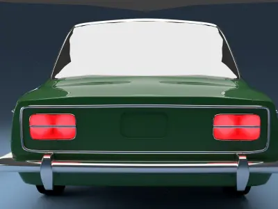 Vaz 2103  Low-poly 3D model
