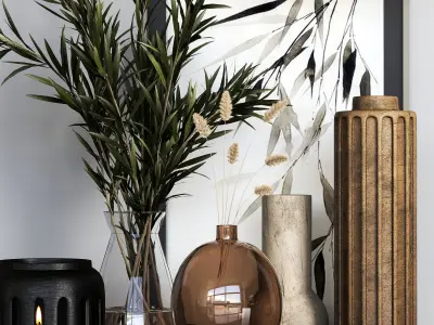 Decorative set 09 3D model