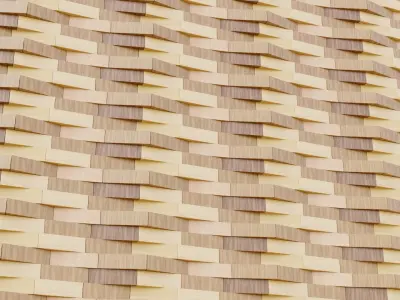 Wall wood V14 for your interior wall wood  3D model