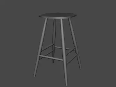 Simple Chair - 9 3D model