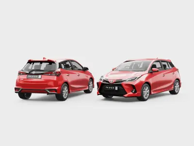 Toyota Yaris Hatchback 2023 3D model