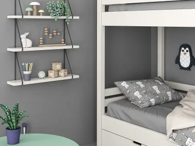 Kids Bedroom Set  3D model