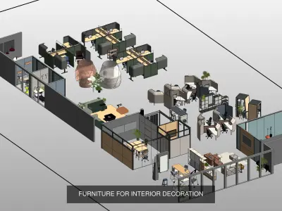 furniture collection for interior and exterior design