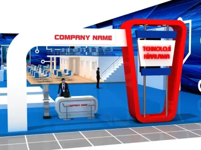 Big Fair Stand 21 3D model