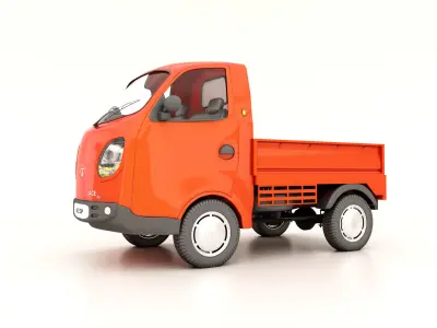 Tata Ace  Low-poly 3D model