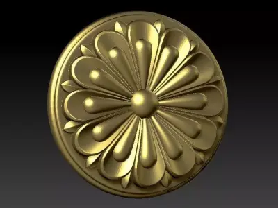 Decorative patterns for walls mirror frames picture frames 3D 3D model