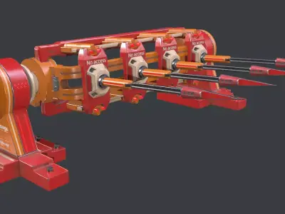 Trap-02 Low-poly 3D model