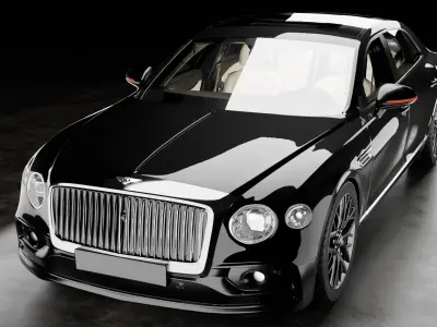 Benthley 2020 With Interior HQ 3D model