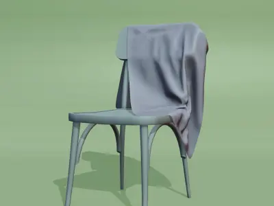 old Chair Free low-poly 3D model