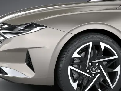 Hyundai Azera 2023 3D model