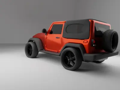 Thar Jeep 3D Model 3D model