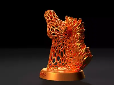 Fire horse Symbol of 2026 3D print model