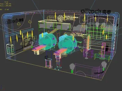 Exhibition - Area -10X13-3DMAX2009-073 3D model