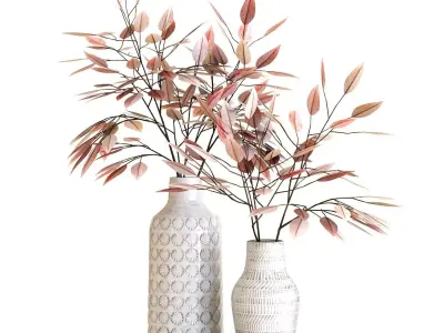 Crate and Barrel Lati and Taline Vases 3D model
